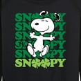 thumbnail image 3 of Peanuts - Snoopy's St. Patrick's Day - Women's Lightweight French Terry Long Sleeve Shirt, 3 of 6
