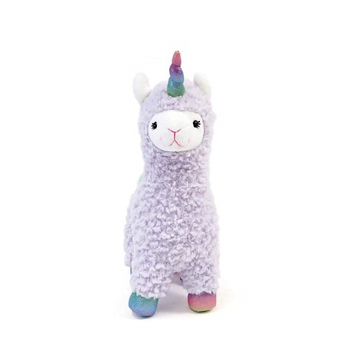 GUND Sugar Plum Purple Llamacorn Llama Unicorn Soft Plush Toy 28cm 