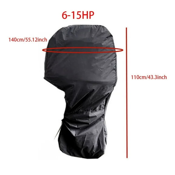 Motor Engine Boat Cover Anti Half Outboard UV Oxford Waterproof Protector Air Antigores Yacht Marine 420D 6-225HP