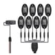 thumbnail image 2 of 8 Pods RGB LED Rock Lights Kit Underglow Multicolor Neon Light Pod with Bluetooth App Control for Truck ATV UTV SUV, 2 of 5