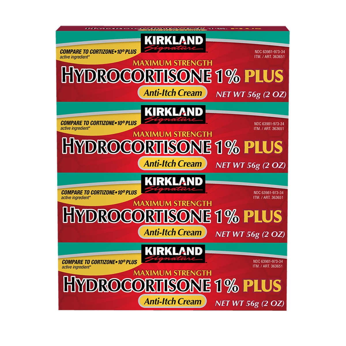 Kirkland Signature Hydrocortisone 1% PLUS Anti-Itch Cream 8 Ounces