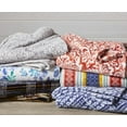 thumbnail image 3 of Better Homes & Gardens Oversized Throw, Red Paisley, Polyester, Machine Washable, 50"x72", 3 of 5