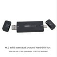 thumbnail image 4 of M.2 SSD-Enclosure USB 3.1 Type C Hard Disk Enclosure External Hard Drive Enclosure Case para 2230 2242 para Windows /Linux, 4 of 5