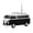 Black, variant on QFX Bluetooth 1961 Retro Mini Bus Speaker, 2-Inch Speaker, Hands-Free Link, Built-in Microphone, FM Radio, and LED Party Lights, Blue - BT-1961-RED