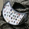 thumbnail image 4 of Visland Moon Shape Natural Stone Box 32 Assorted Faux Gemstone Kit Educational Kids Mineral Stone Learning Display Acrylic Case Stone Collector Gift, 4 of 8
