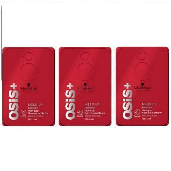 Schwarzkopf Osis Mess Up Pack of 3 3.4 oz
