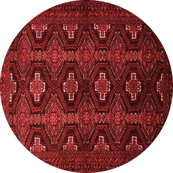 Ahgly Company Indoor Round Persian Red Traditional Area Rugs, 6' Round