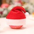 thumbnail image 1 of 5pcs Mini Cider Bottle Beverage Cans Christmas Hat Holiday Party Decoration for Home Décor 5PCS, 1 of 6