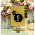thumbnail image 4 of Darling Souvenir Speech Bubble Table Numbers Wedding Decorative Table Top Cards-5" x 7" (1 to 50), 4 of 4