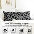 thumbnail image 3 of Leopard Print Body Pillow Cover – Soft & Breathable, Hidden Zipper, 20"x54", Fashion Animal Print – Cheetah & Tropical Spots, Perfect Gift for Side Sleepers, Pregnancy, Modern Home Decor, 3 of 7