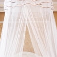 thumbnail image 2 of TOPINCN Moustiquaire Ronde en Dentelle Respirante Style Princesse Rideau de Lit, 2 of 8