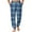 006Royal Blue, variant on Dwelliawo Men Pajama Pants Soft Lounge Pant Separate Bottoms Jogger Plaid Pants Casual Elastic Waist Pj Pant with Pockets Beige 3XL