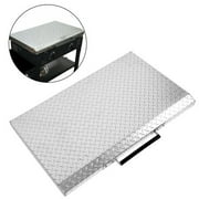 ECOTRIC Silver Outdoor 36” Griddle Grill Hard Cover Lid Waterproof Aluminum Compatible with Blackstone & More