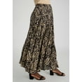 thumbnail image 3 of Jessica London Women's Plus Size Petite Flowing Crinkled Maxi Skirt, 3 of 4