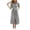*Black, variant on Women's Gingham Button Down Shirt Dress , Ladies' Puff Sleeve Belted Waist Midi Dress , Summer Plaid Vacation Party Dress For Women,Yellow,S-2XL