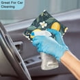 thumbnail image 4 of Yayeee 6 Pack Kitchen Dish Cloths Set for Washing Soft Drying Absorbent Microfiber Towels, Blue Floral Lemons, 4 of 9