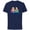 Navy, variant on Disney Channel Liv and Maddie - Short Sleeve Cotton T-Shirt for Adults - Customized-Soft Pink