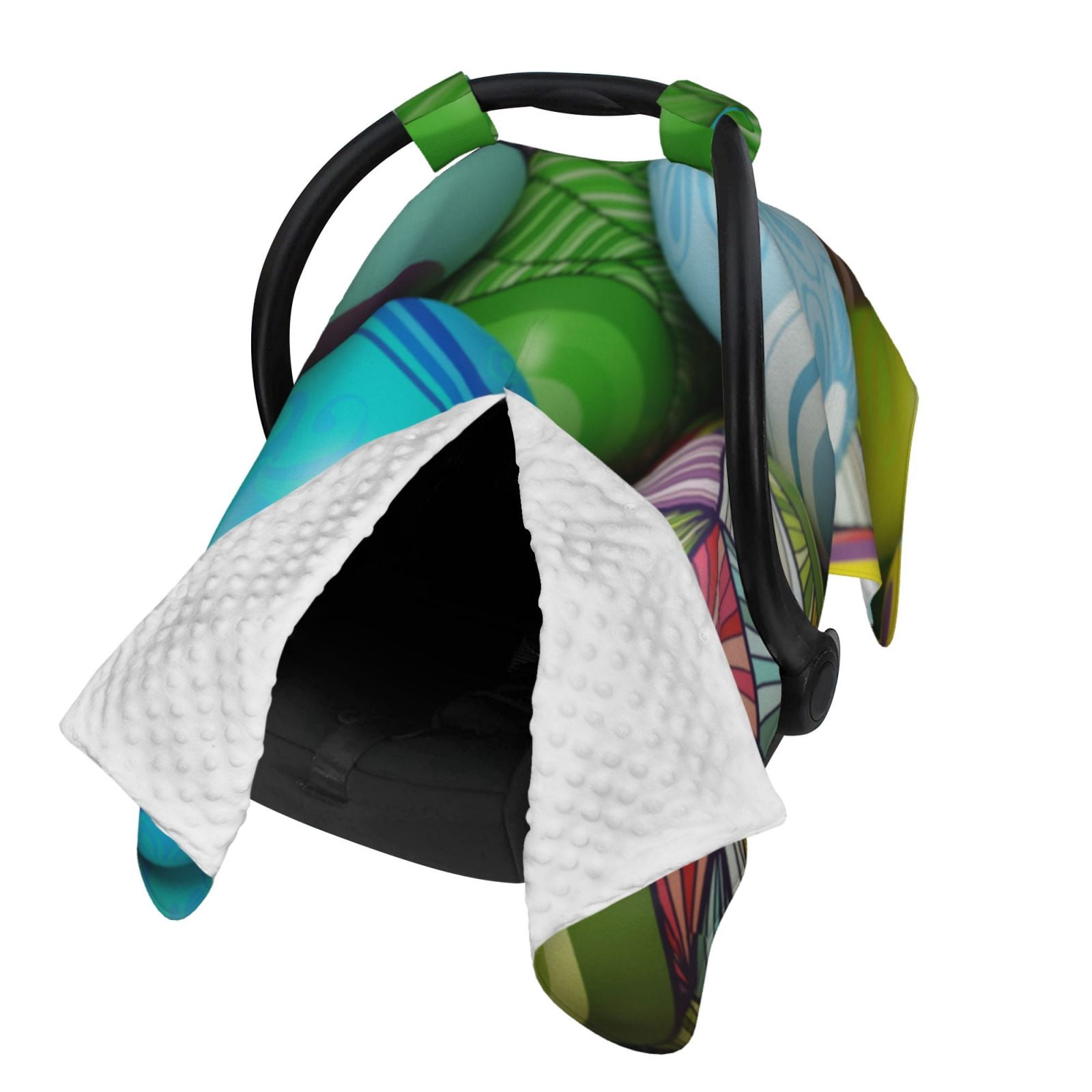 Naloa Easter Egg1 Baby Car Seat Cover, Breathable Baby Carrier Cover, Multiuse Baby Carrier Cover & Nursing Breastfeeding Cover