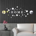 thumbnail image 2 of Decoración de la pared Escena circular Decoraciones de la escena redonda Decoración de espejos Adornos Decoraciones redondas para la sala de estar Estudio Dormitorio 34 piezas Sweethay HA012111-00, 2 of 7