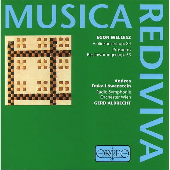 E. Wellesz - V Cto / Prosperos Beschworungen - Music & Performance - CD