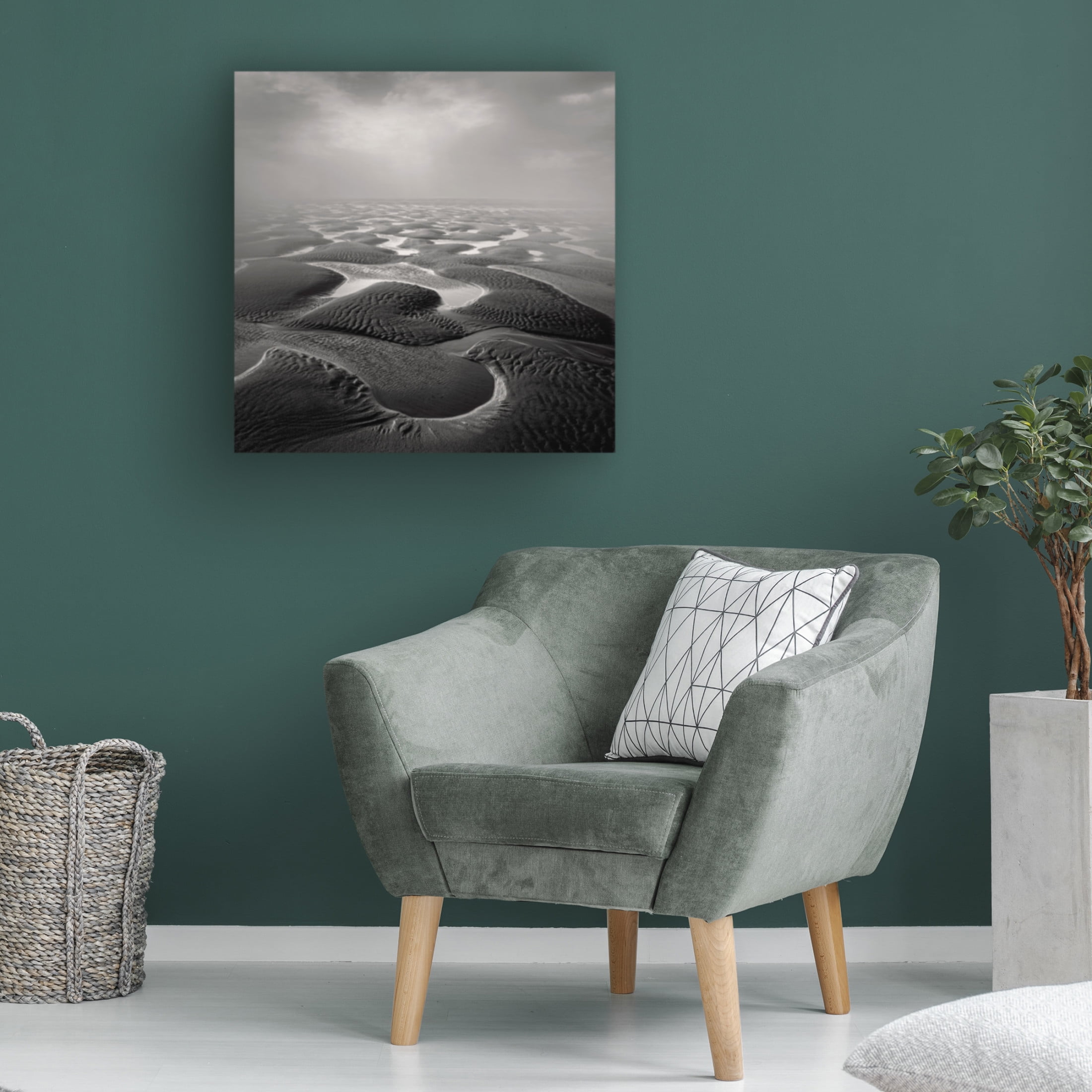 Trademark Fine Art Jean Luc BILLET  Sandwind Vent de Sable Canvas Wall Art