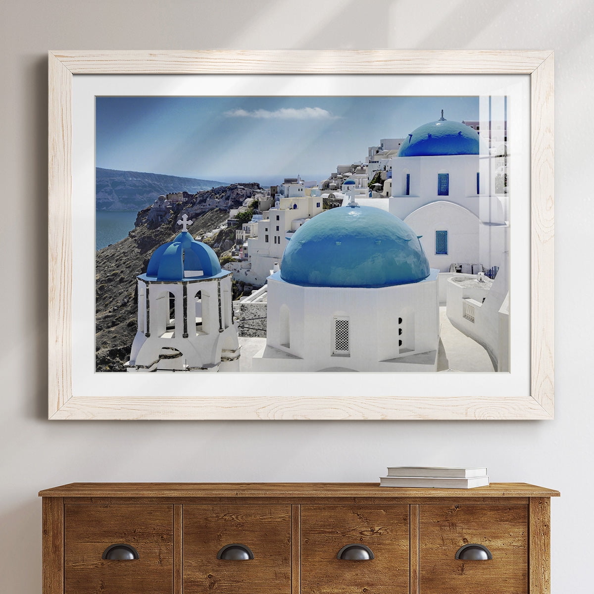 Santorini Saturday-Premium Framed Print - Ready to Hang