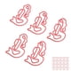 thumbnail image 2 of 100 Clips De Papel Sea Maid, Bonitos Clips De Papel Chapados En Metal Para Estudiantes, Papelería, 2 of 5
