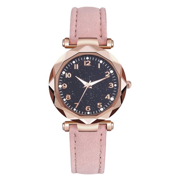 Dvkptbk Quartz Watch Night Sky Luminous Trend Digital Face Casual Fashion Quartz Watch Watches