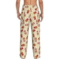 thumbnail image 3 of Daiia Cartoon Popcorn Men's Sleep Pant with Pockets and Drawstring,Pajama Pants-Small, 3 of 9
