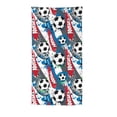 thumbnail image 2 of Football Patterned Beach Towel, Quick Drying Travel Blanket With Ultras-Fine Fiber Fabric, for Swimming and Sports, Multi-color, 2 of 6