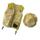thumbnail image 4 of Chaleco de explorador para niños, traje de aventura al aire libre para niños, disfraz de pescador para niños Amarillo, 4 of 9