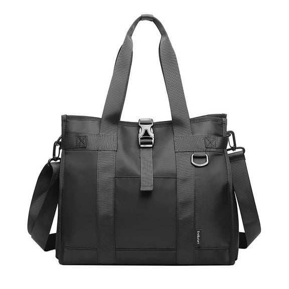 Men Cloth Tote Handbag Large Capacity Crossbody Bag Commute Shoulder Bag