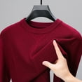 thumbnail image 4 of OJinShaWanO Chandails Mode Homme Automne/hiver 2025 Col Roulé Semi-Rayé Pull, 4 of 5