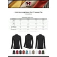 thumbnail image 2 of MixMatchy Women's Mock Neck Long Sleeve Slim Fit Sweater Top, 2 of 3