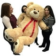 thumbnail image 2 of Big Plush Giant 6 Ft Teddy Bear 72 Inch Tan Soft Oversized Teddybear Weighs 20 Pounds, 2 of 10