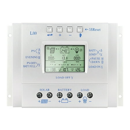 

80A 12V/24V L80 Level Display Charging Solar Controller Solar Charge Controller