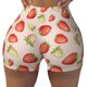 thumbnail image 2 of Fotbe Strawberries Shorts Sin Costuras – Shorts Deportivos de Cintura Alta para Mujer, Elásticos para Gimnasio, Yoga, Running o Ciclismo-Medium, 2 of 8