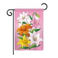 thumbnail image 2 of Breeze Decor 04075 Floral Lilies 2-Sided Vertical Impression House Flag - 28 x 40 in., 2 of 2