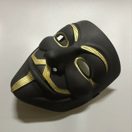 2 Pcs Black Hacker Masks for Halloween Dress Up, Cosplay Roleplay and Events