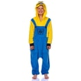 thumbnail image 4 of Minions Boy's Kigurumi Union Suit One Piece Fleece Hooded Pajama Stuart and Kevin, 4 of 6