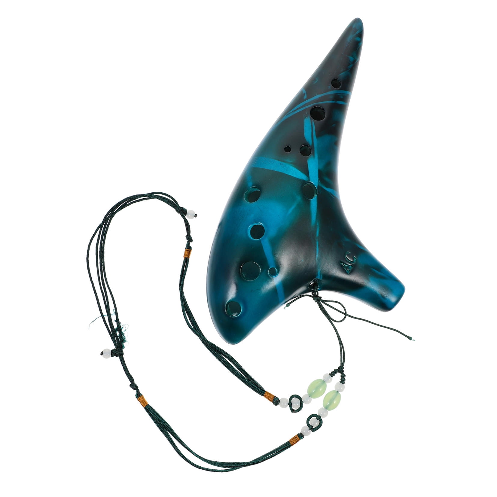 IFANLANDOR 1 Set Ocarina Blue Lightweight Dolomite Design For For Music Learning Produces Beautiful Natural Sounds