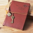 thumbnail image 7 of Year of The Horse Vintage Key String Leather Journal Deep Brown Portable Notepad for Mothers Day Gifts Daily Use Writing Pad for Notes Lists Easter Office Fun Gifts Ideas Accessory, Dark Brown, 7 of 7