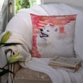 thumbnail image 3 of Carolines Treasures BB9778PW1414 Samoyed Love Fabric Decorative Pillow  14Hx14W multicolor, 3 of 4