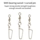 thumbnail image 2 of Intermitentes Pesca Señuelo Giratorio Metal para Con Curricán Accesorios 4 7 Pulgadas (03), 2 of 4