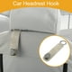 thumbnail image 2 of Gancho para Reposacabezas de Asiento de Automóvil Universal, 1 Pcs, Caqui Claro, 7.2"x1.57", 2 of 7