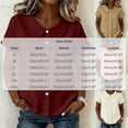 thumbnail image 3 of Asgosdo Womens Tops Short Sleeve Button Down Solid Color Loose Fit Blouses Basic Comfy Going Out Shirts, 3 of 5