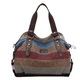 thumbnail image 1 of Bolso de tela de lona diagonal de gran capacidad para mujer, 1 of 6