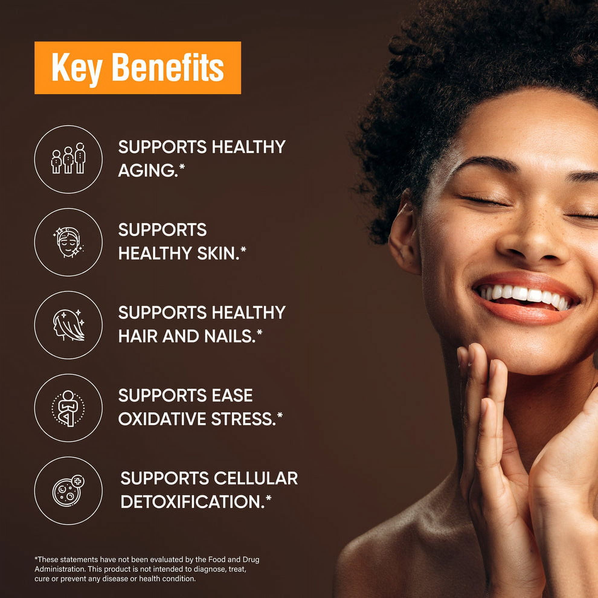 Sandhu’s Beauty5 Capsules, Collagen Synthesis Supplement, for Healthy Hair, Skin & Nails, 60 Ct.