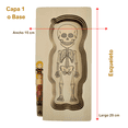 thumbnail image 3 of Juego de mesa rompecabezas cuerpo humano de madera 5 capas: ¡Aprende jugando!. niño y niña, 3 of 8