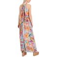 thumbnail image 2 of INC Womens Pleated Floral Print Maxi Dress, 2 of 2